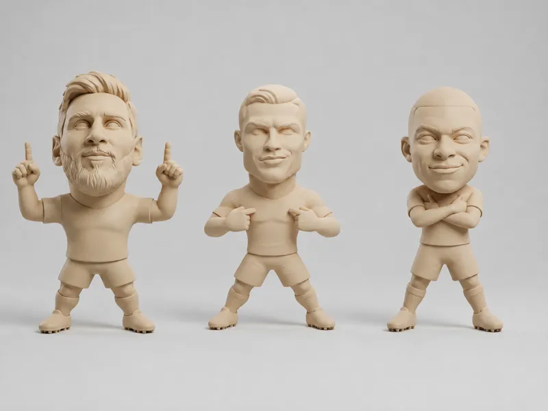 CR7, Messi & Mbappé - World Cup Collectibles