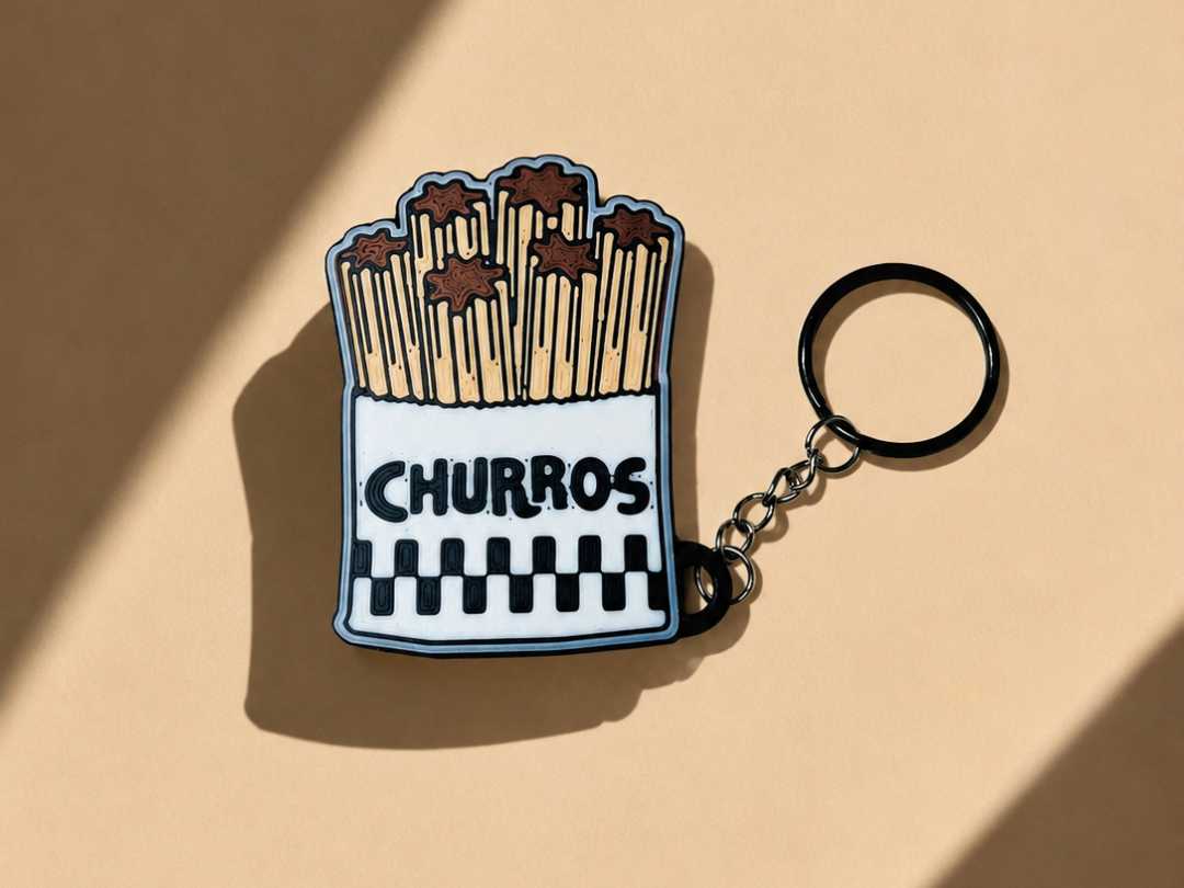 super cute Churros keychain