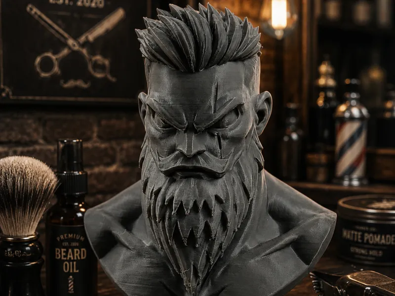 Barber Warrior Bust