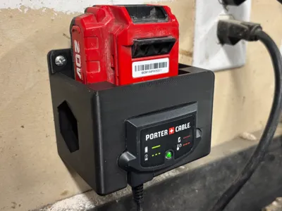 Porter Cable 20v Battery Charger Bracket