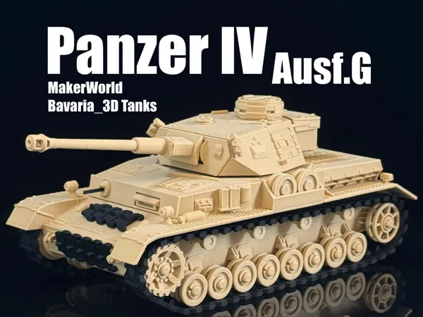 Фигурка Panzer IV Ausf.G танк