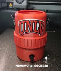 UNLV Rebels  - Print in Place or Removable Logo