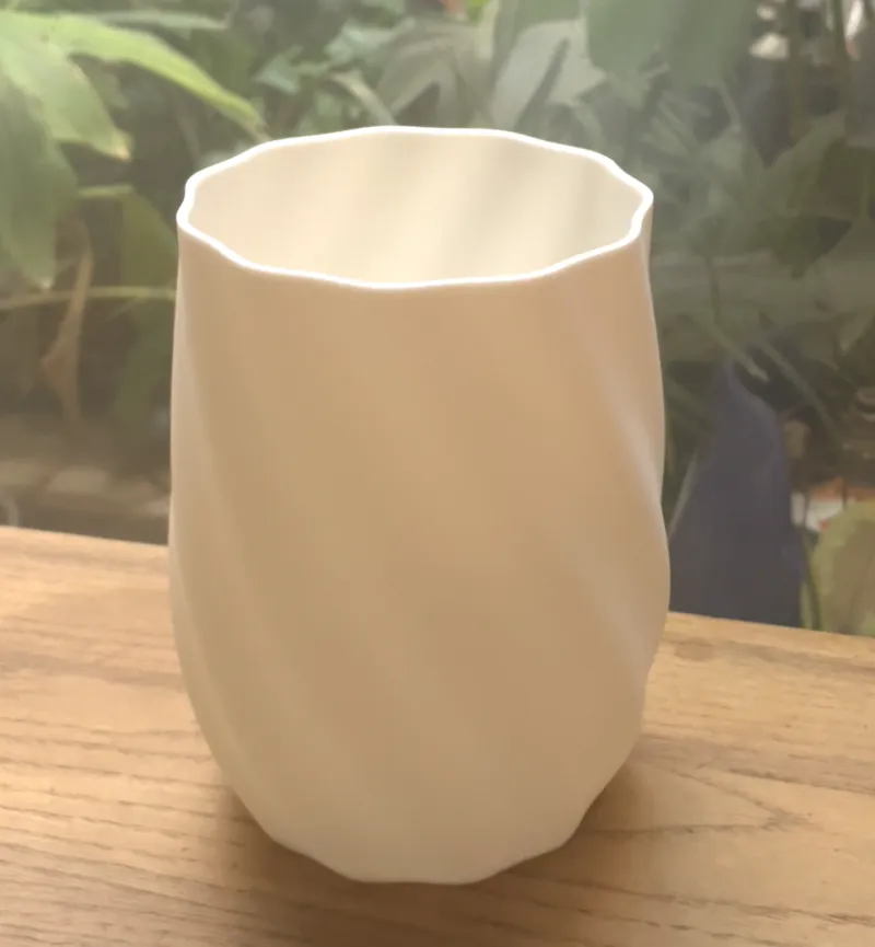 Modern Simple Vase | Banana for scale