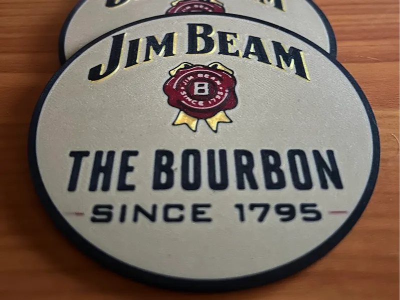 Jim Beam Coaster With Stand