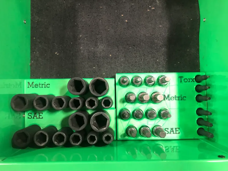 HF 1/2 inch Metric impact socket holder