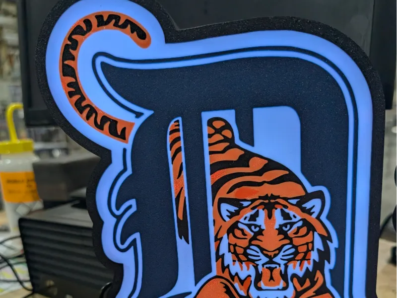 Detroit Tigers lightbox