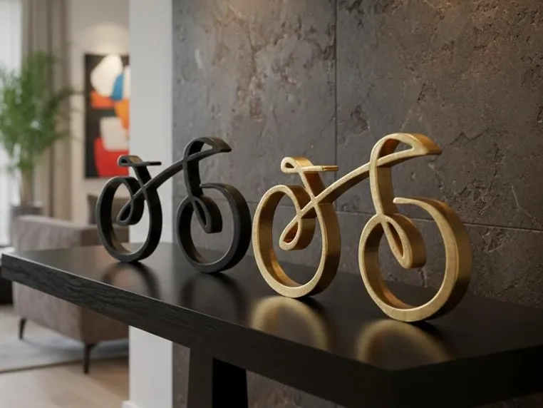 Minimalist Bicycle Sculpture