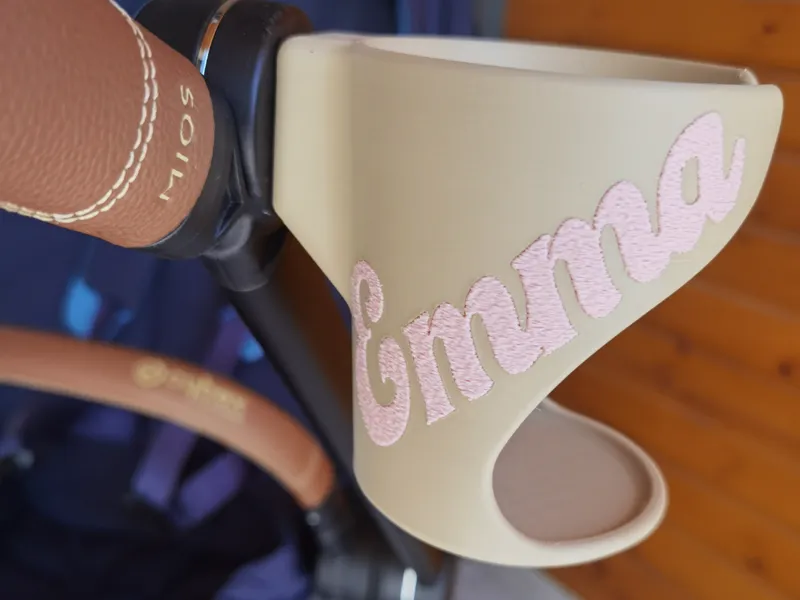 Cybex cup holder with Name