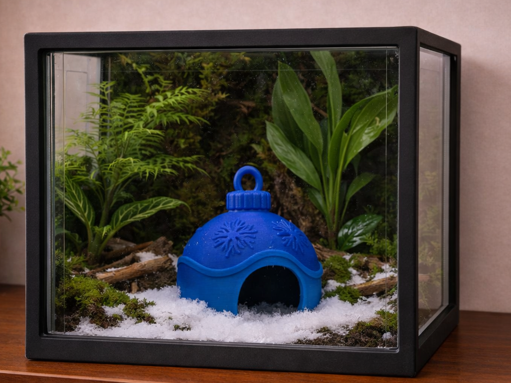 Holiday Ornament Hide – Festive Enclosure Décor