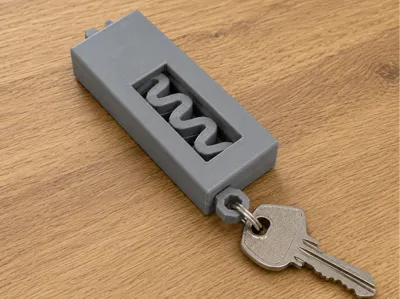 Keychain Clicker – Rotatable Fidget Keychain