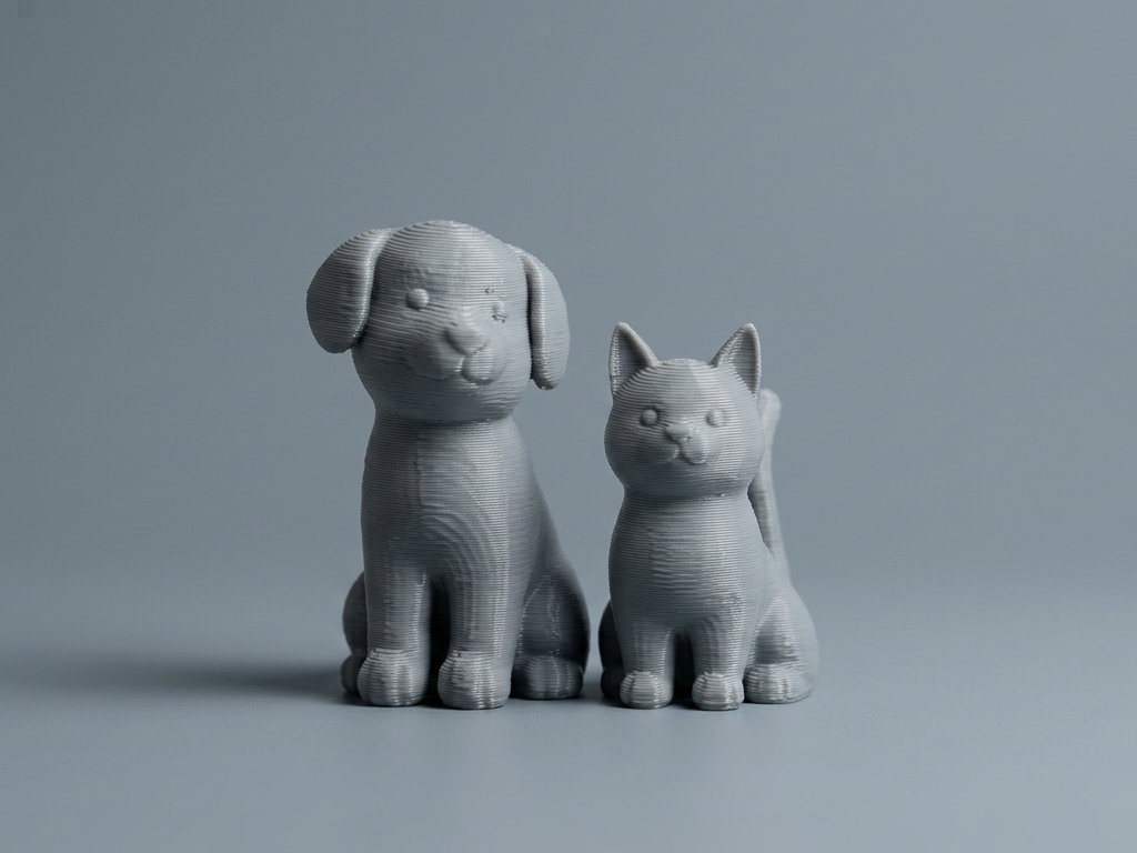 Cute Puppy & Kitten – Mini Figurine Set