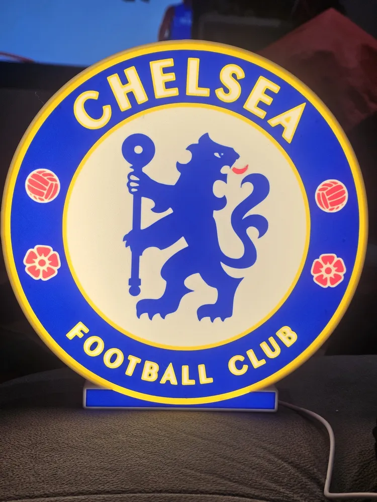 Lightbox Chelsea FC - Free 3D Print Model - MakerWorld