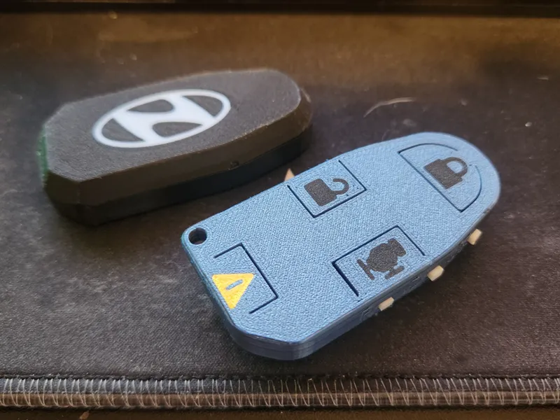 Improved Hyundai key fob egg for Tucson Santa Fe 