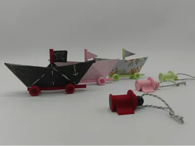 the paper boat
