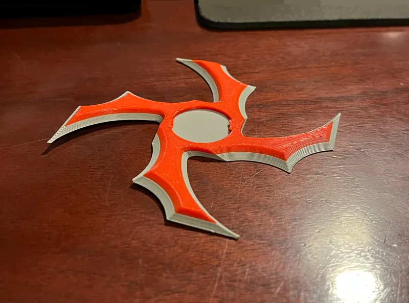 Multicolor Shuriken w/ Label Slot