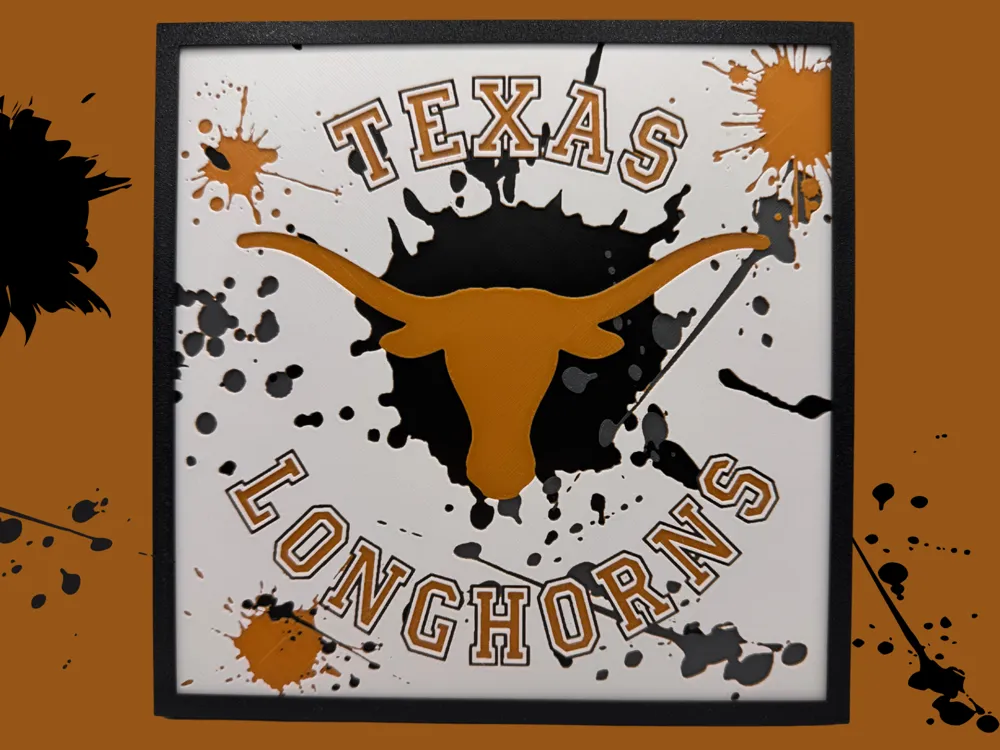 Texas Longhorns - NCAA Hueforge