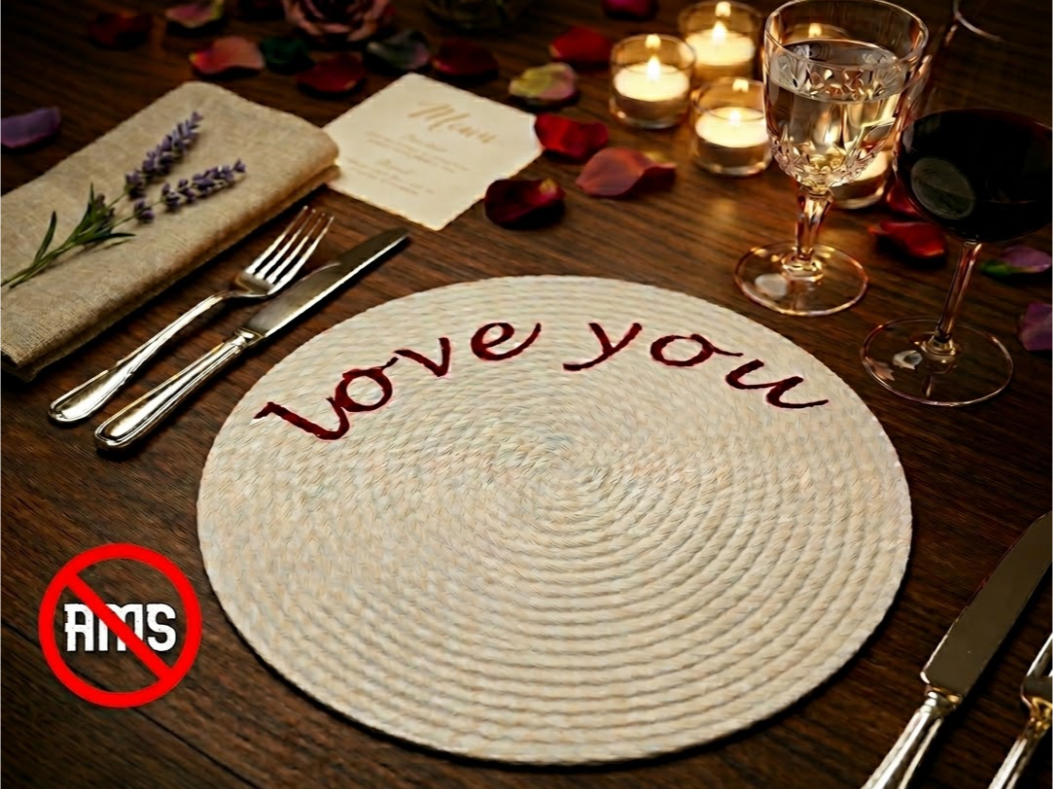 Love You Knitted Inlay Design (No AMS Needed)