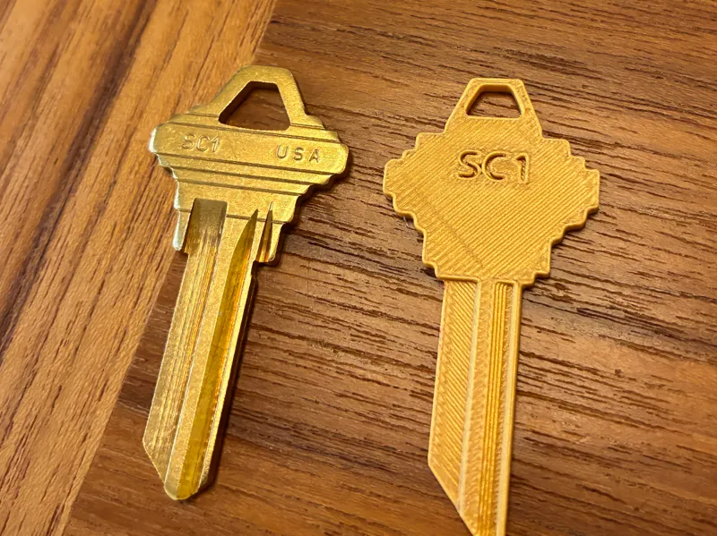 Schlage SC1 key blank
