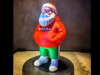 Chill Santa – 3D Printable Holiday Figurine
