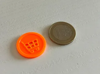 Moneta carrello spesa 1 euro