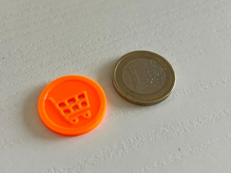 Moneta carrello spesa 1 euro