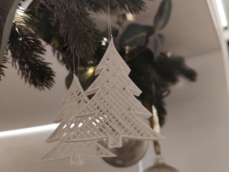 Weihnachtsbaumdeko - Weihnachtsbaum Silhouette