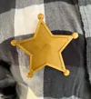 PLA - Not Text - Sheriff Badge with Safety Pin Cutout