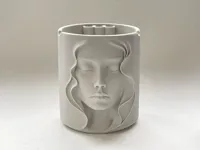 Pot with brush slots - 0.2mm layer, 3 walls