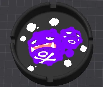 Weezing ashtray (Posacenere Weezing) - Pokemon