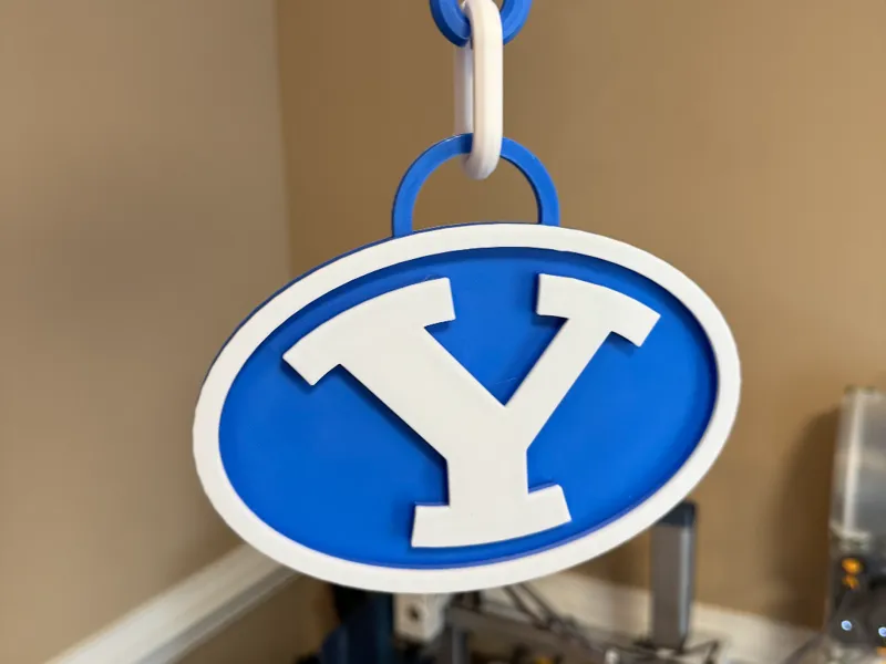 BYU Chain Pendant Large