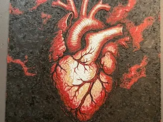 Tell-Tale Heart Edgar Allen Poe Hueforge 100x100 
