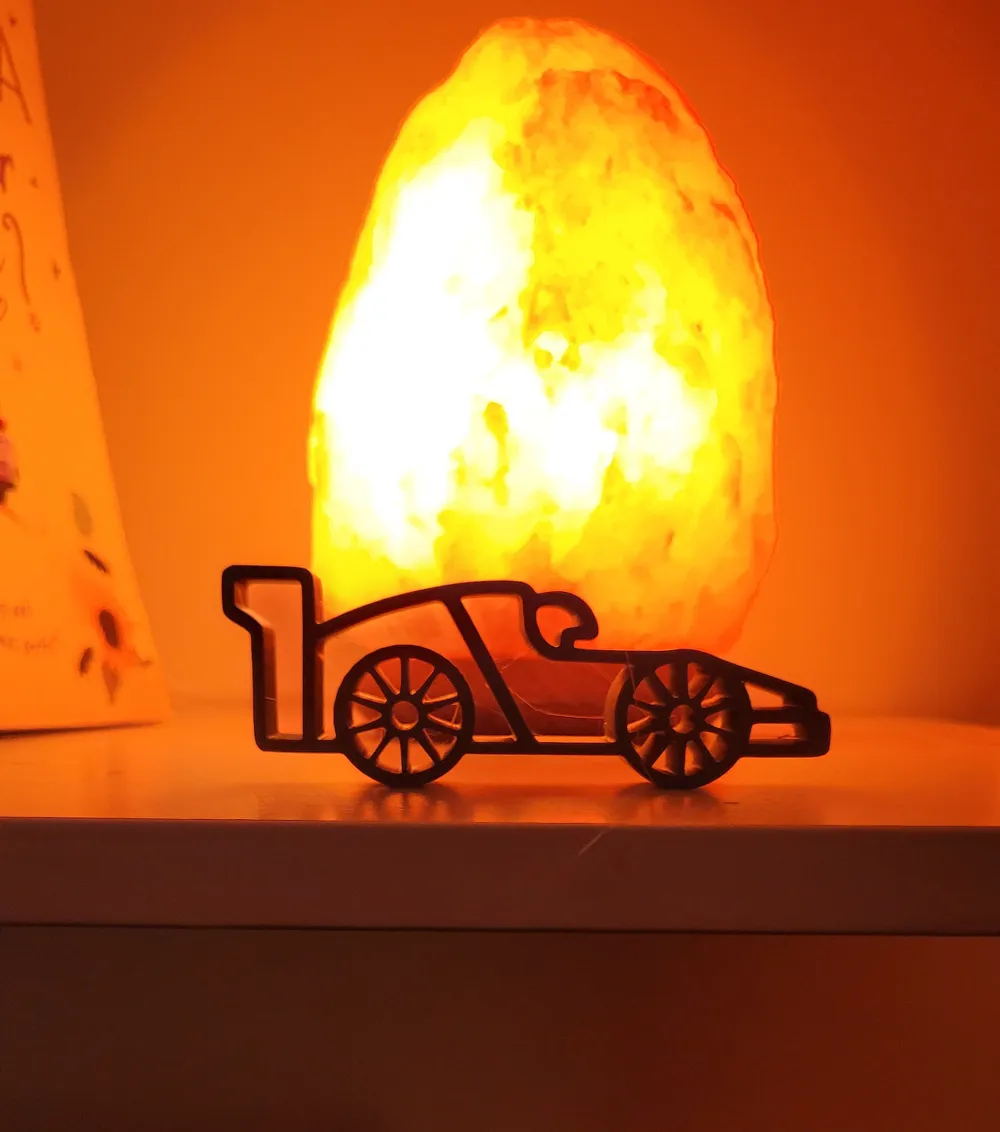 Minimalist F1 Car Line Art Ethereal Sports Car Statue Minimalist F1Art by Brad MakerWorld