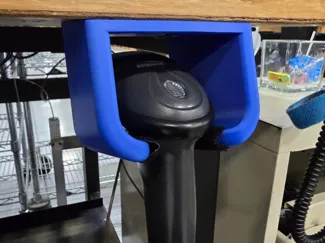 Barcode Scanner holder - under desk mount