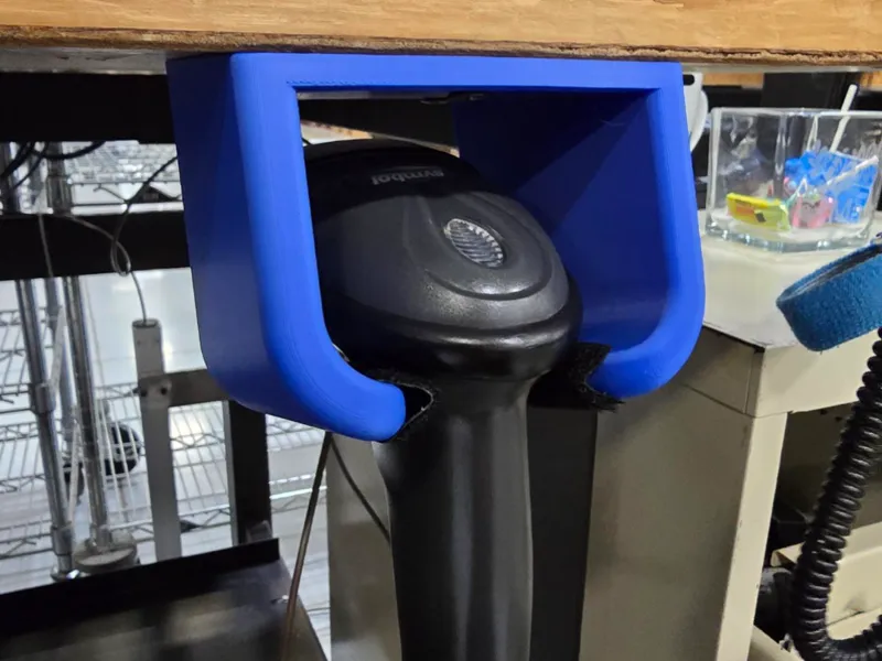 Barcode Scanner holder - under desk mount