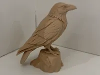 Figurine de corbeau — photo 2