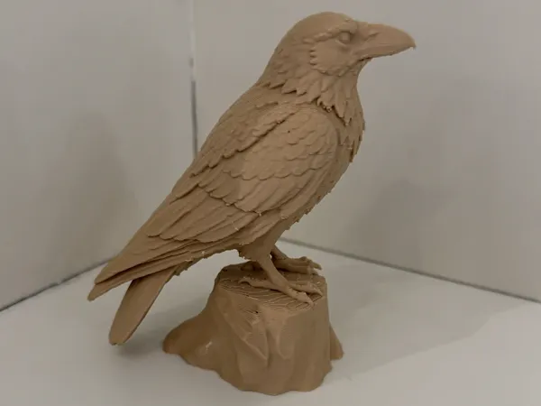 Figurine de corbeau