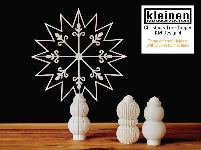 Christbaumspitze Christmas Tree Topper KM Star 4