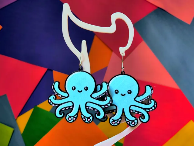 Octopus Earrings