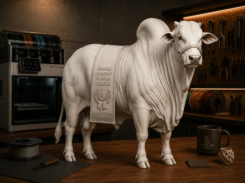 Nelore Brazilian Bull Champion