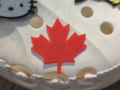 Canada Maple Leaf Shoe Charm (Crocs Jibbitz)