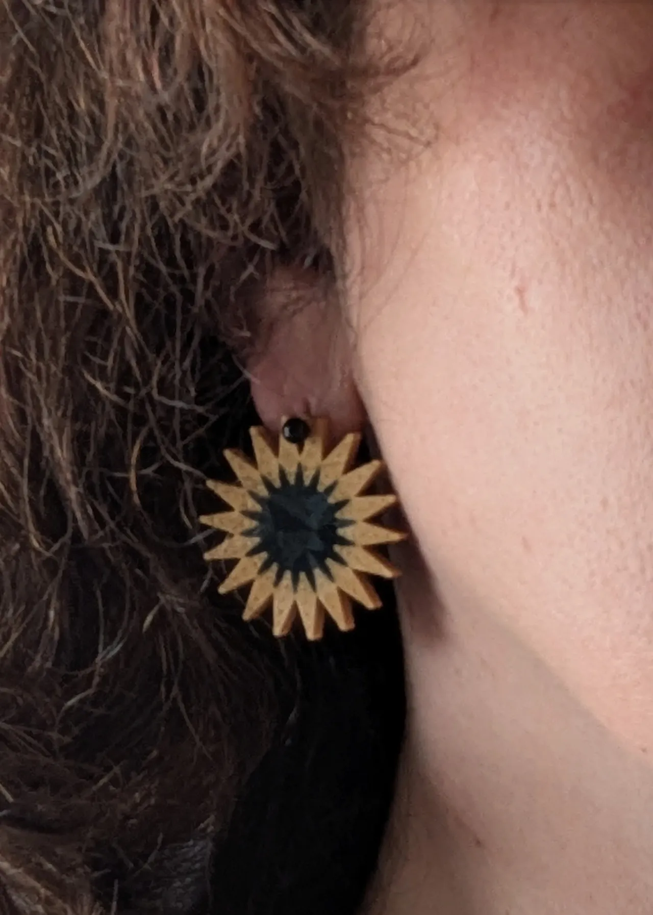 Black Eyed Susan Earrings view 3