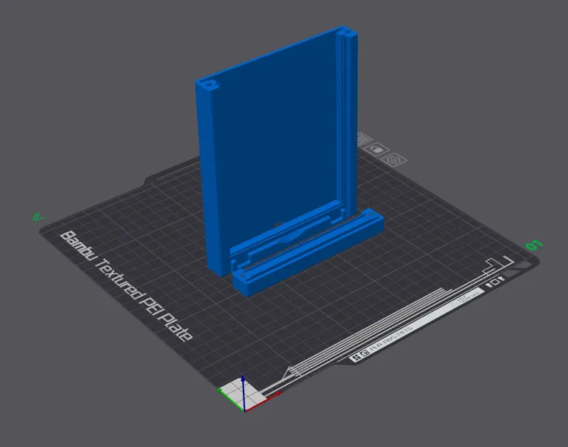 Bambu Lab lithophane frame - less support