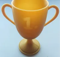 Coupe dorée style olympique pour figurines — photo 1
