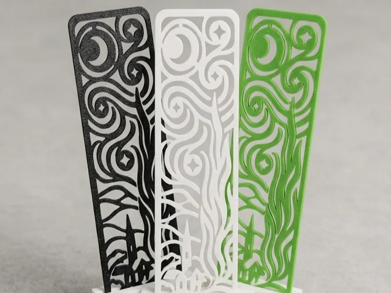 Starry Night Cutout Bookmark | Fast Single-Color