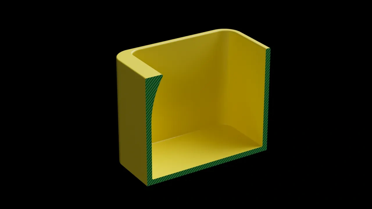 Miniatura 6 do modelo 3D 可堆叠模块化收纳盒