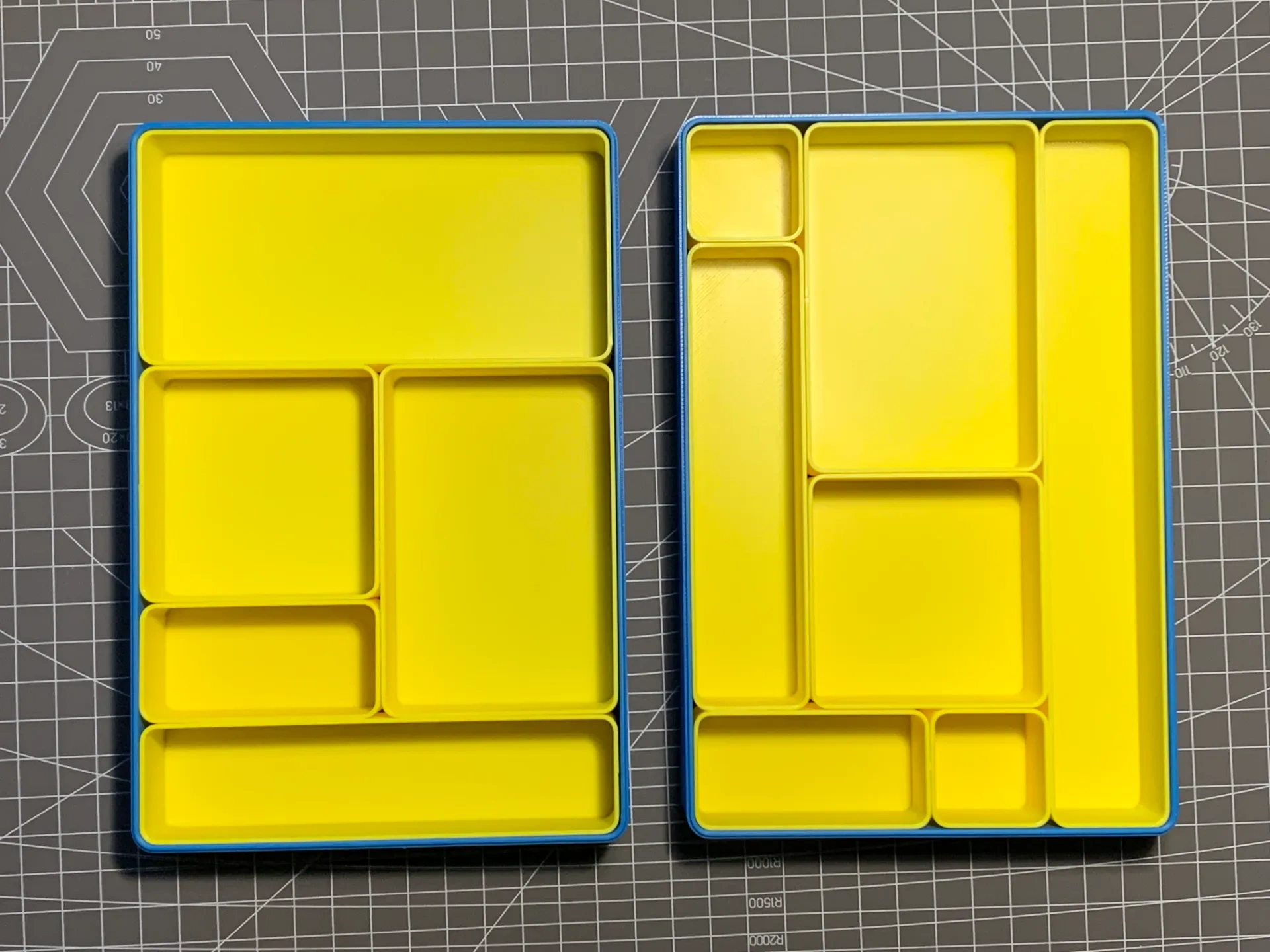 Miniatura 2 do modelo 3D 可堆叠模块化收纳盒
