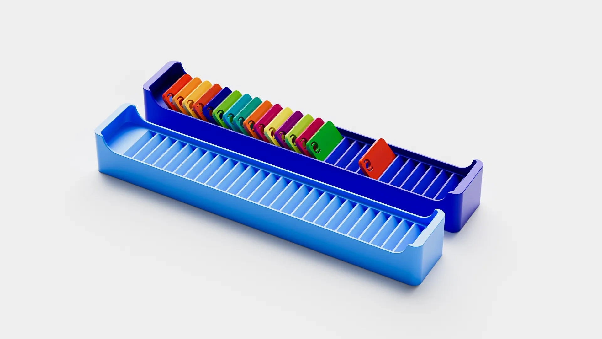Miniatura 8 do modelo 3D 可堆叠模块化收纳盒