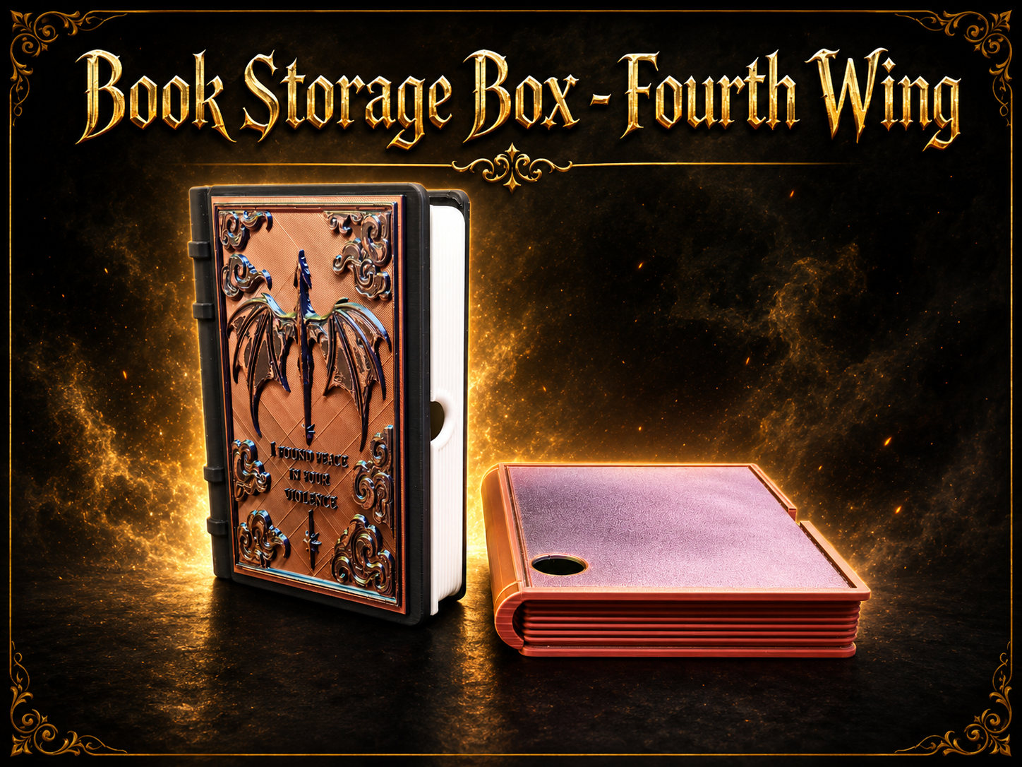 Book Storage Box - Fourth Wing - Decor