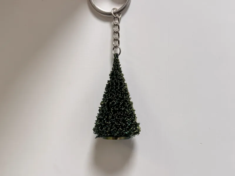 Realistic Christmas Tree Keychain /accessory/ Deco