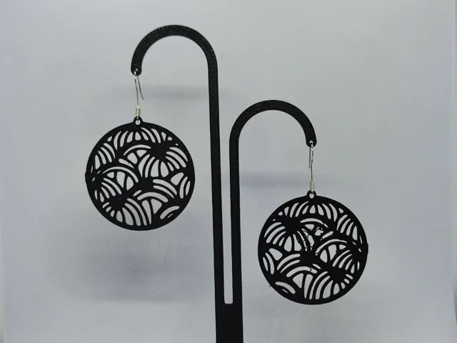 Pendientes Viento en Espiral